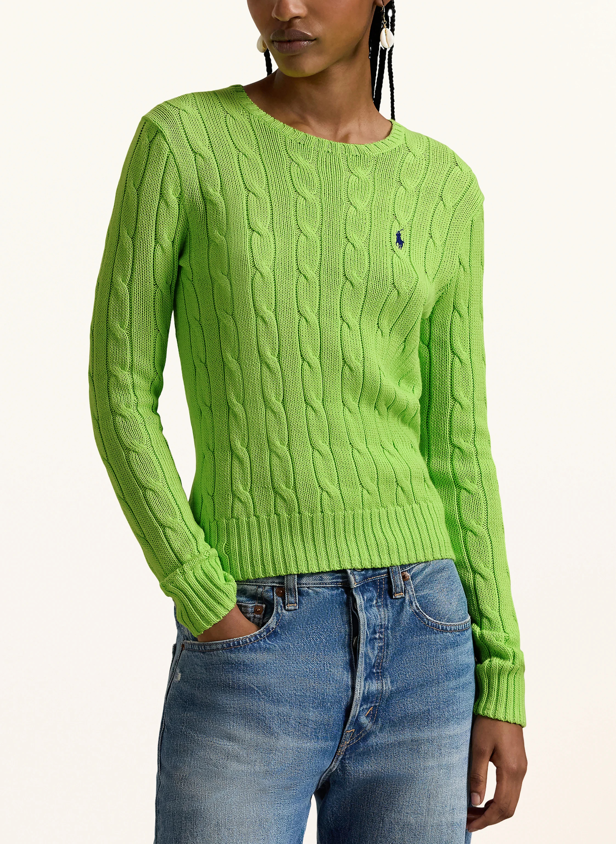 POLO RALPH LAUREN Pullover – NEONGRÜN
