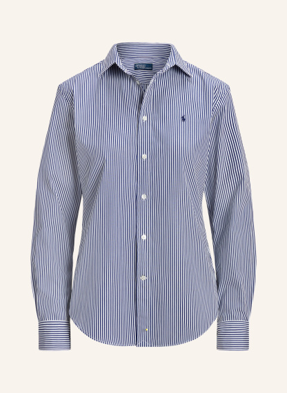 POLO RALPH LAUREN Hemdbluse – DUNKELBLAU / WEISS