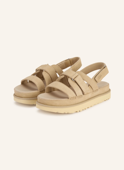 UGG Plateau-Sandalen GOLDENSTAR GLEAM – BEIGE