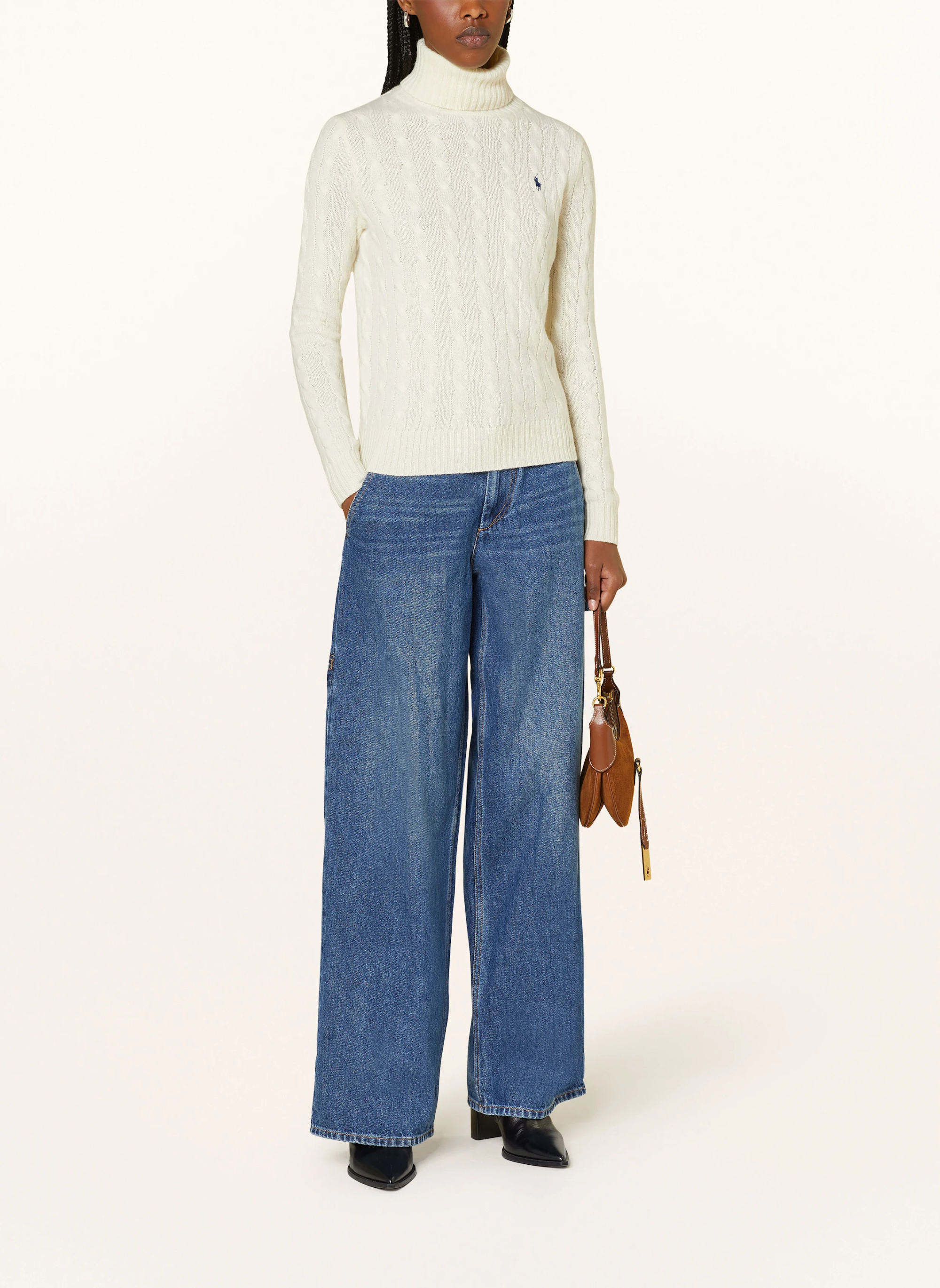 POLO RALPH LAUREN Rollkragenpullover – CREME
