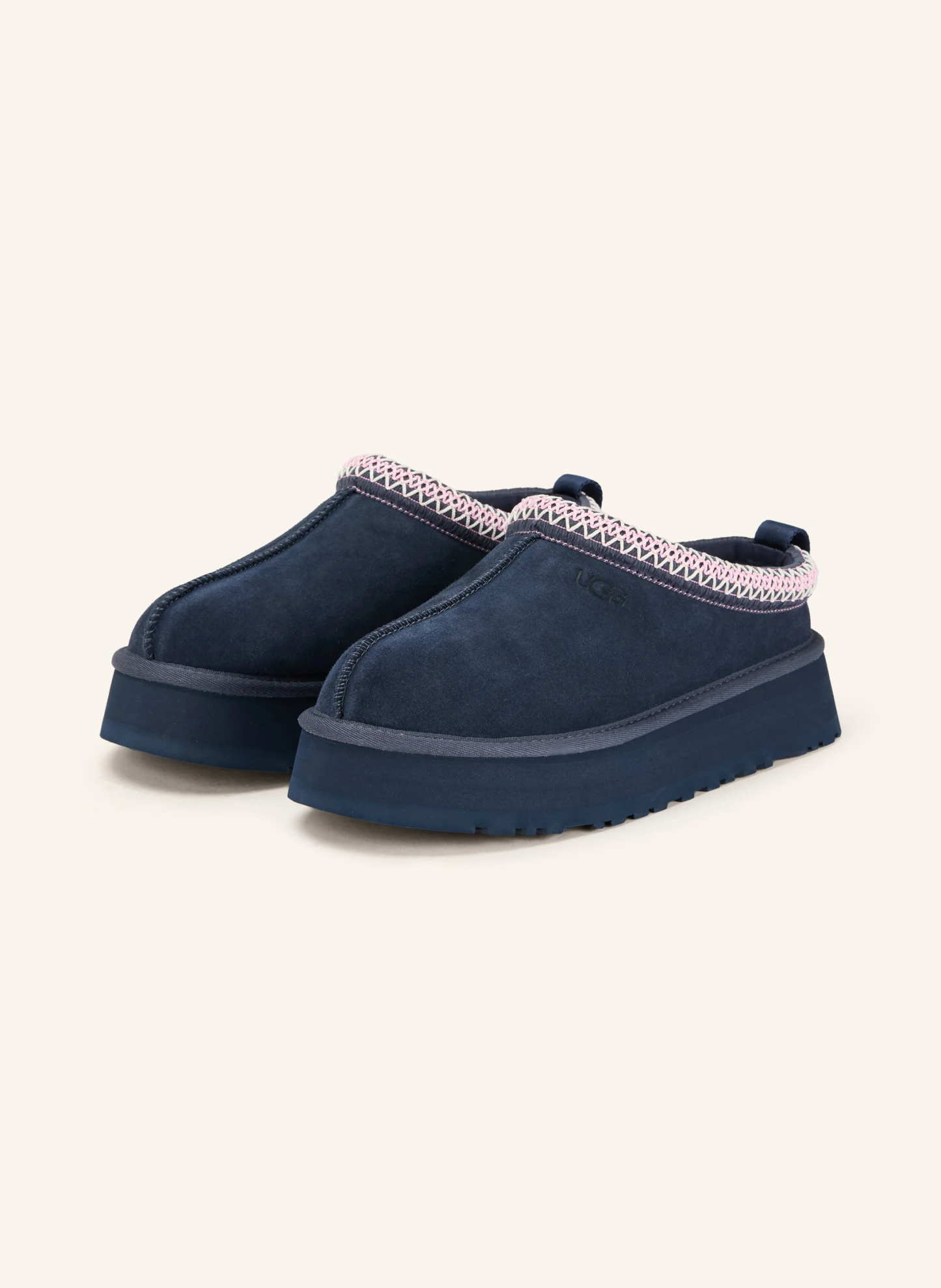 UGG Plateau-Pantoletten TAZZ – DUNKELBLAU / ROSA