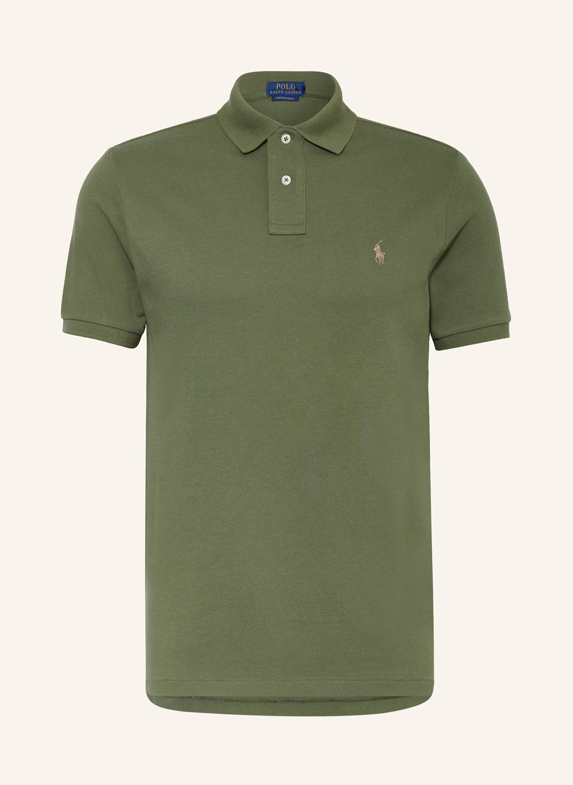 POLO RALPH LAUREN Piqué-Poloshirt Custom Slim Fit – GRÜN (2)