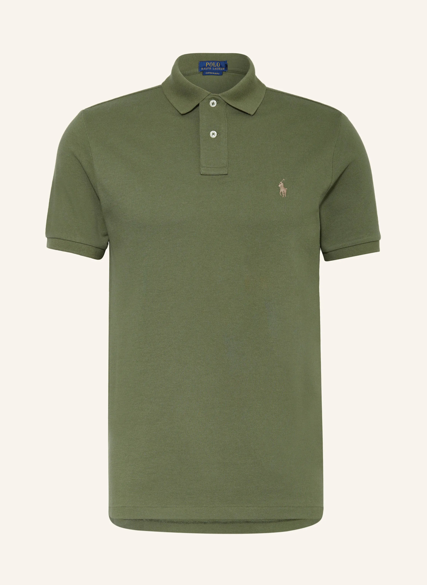 POLO RALPH LAUREN Piqué-Poloshirt Custom Slim Fit – GRÜN (2)