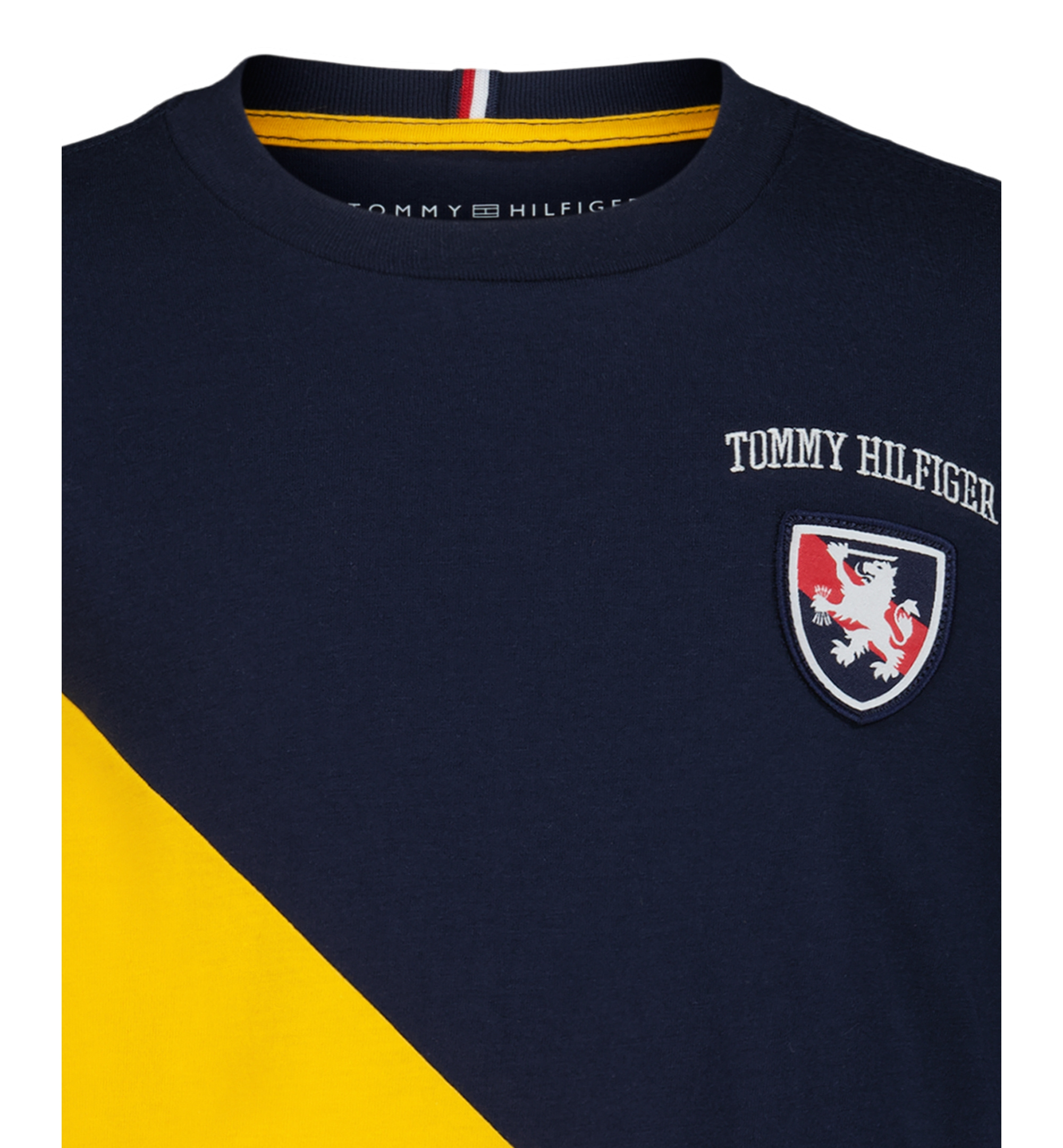Tommy Hilfiger Boys' 8-20 Color-Blocked Logo Graphic T-Shirt - Navy Blazer