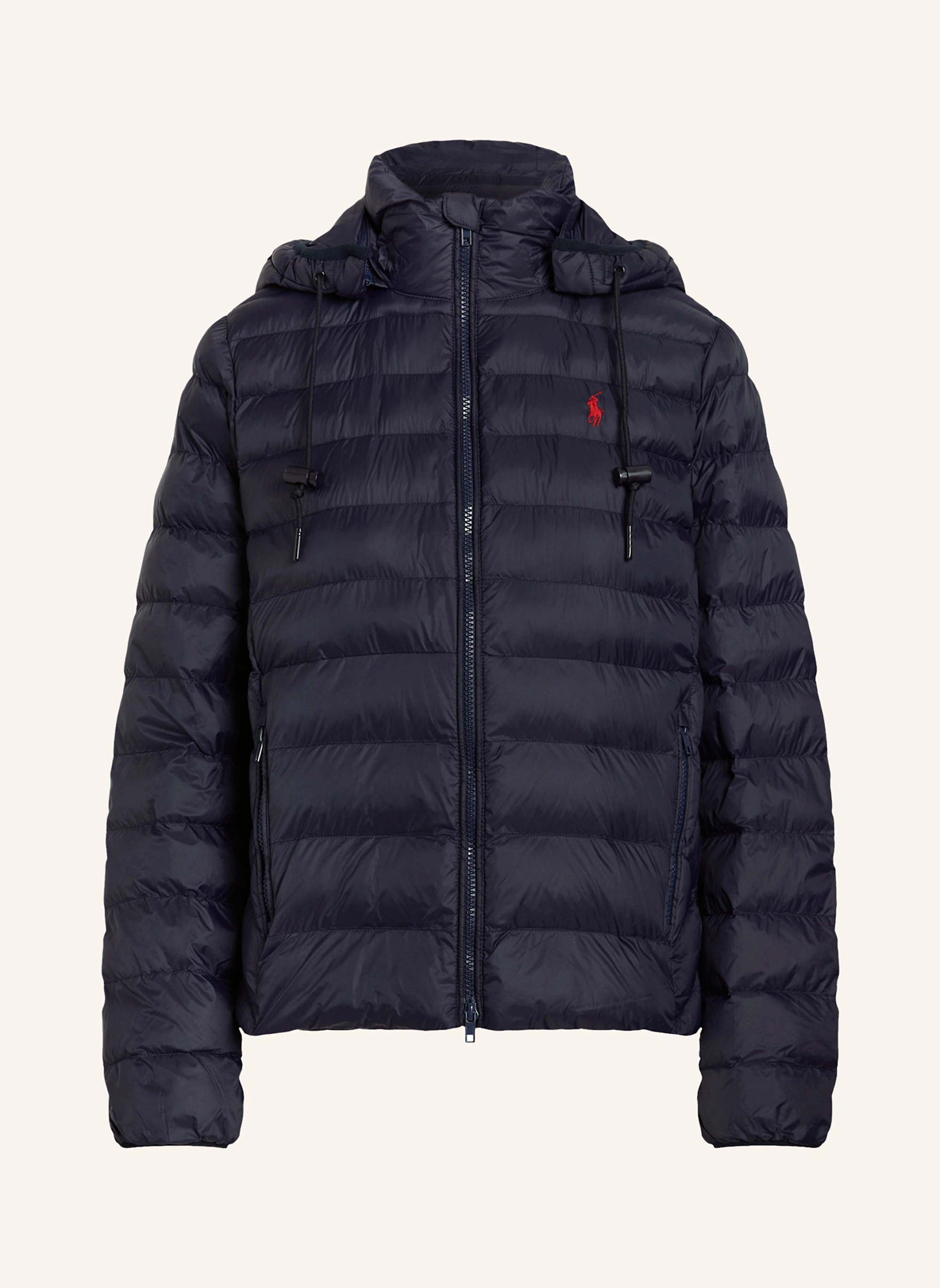 POLO RALPH LAUREN Steppjacke mit abnehmbarer Kapuze – DUNKELBLAU