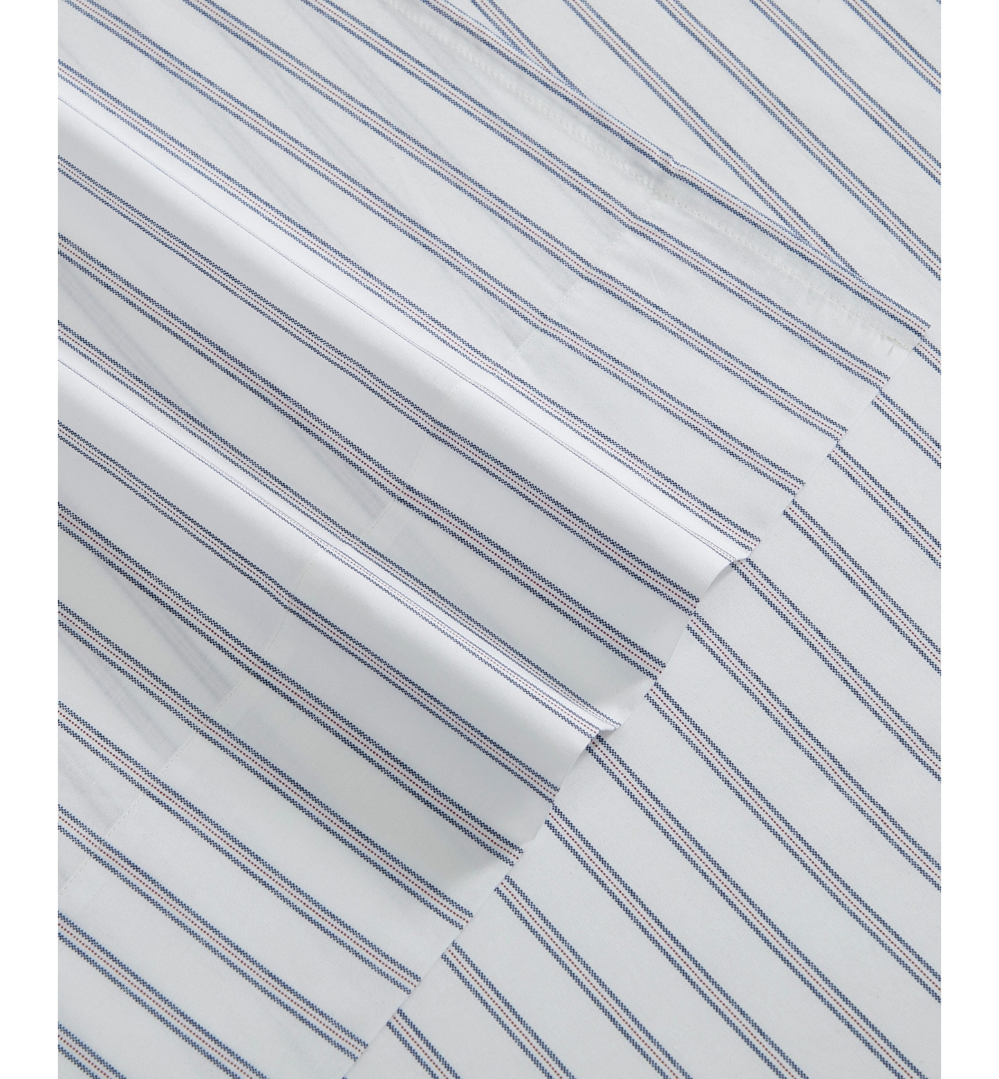 Tommy Hilfiger Printed 200-Thread Count Cotton Percale Sheet Set - Joshua Tree Stripe Blue