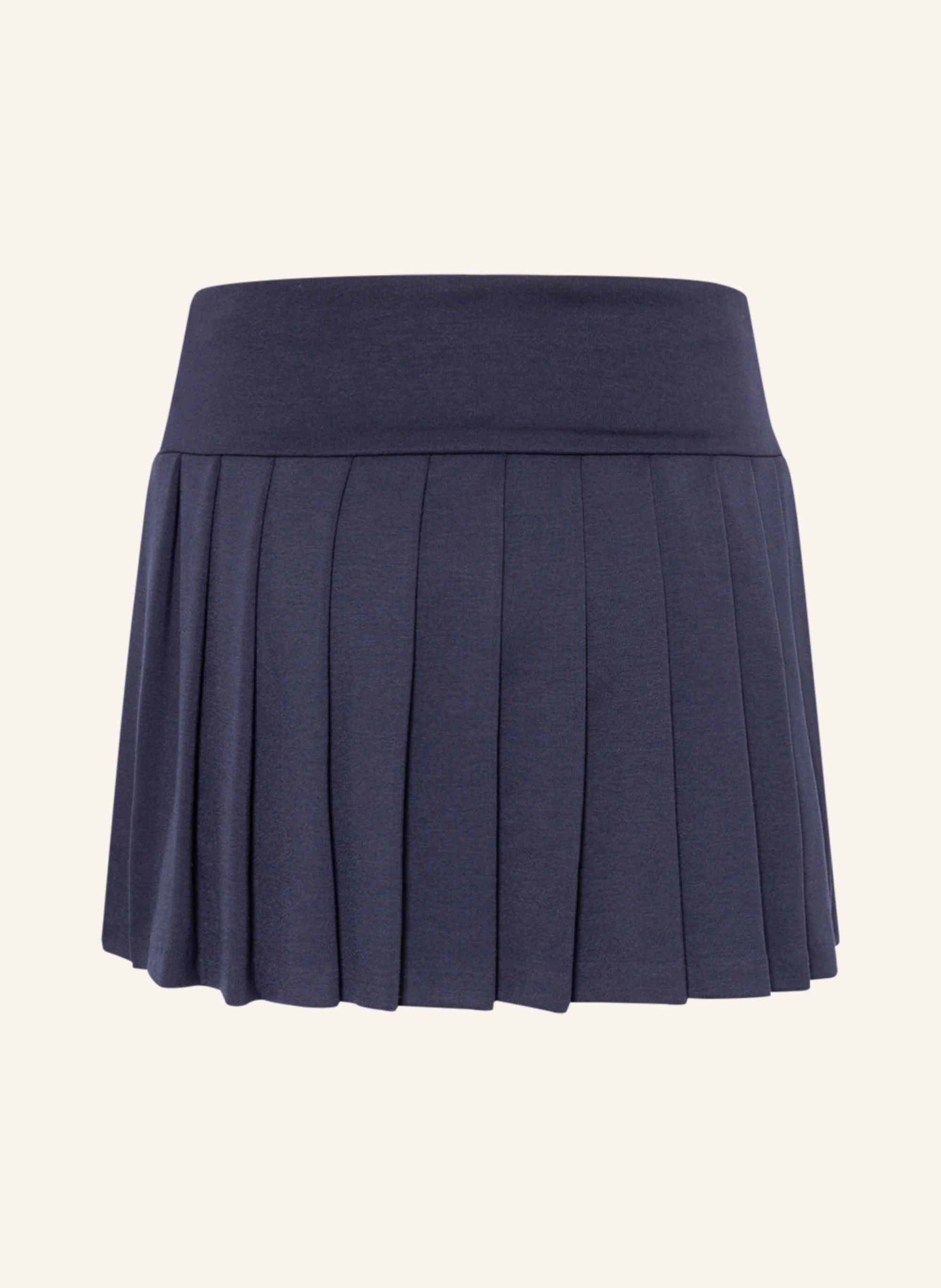POLO RALPH LAUREN Faltenrock PONTE – DUNKELBLAU