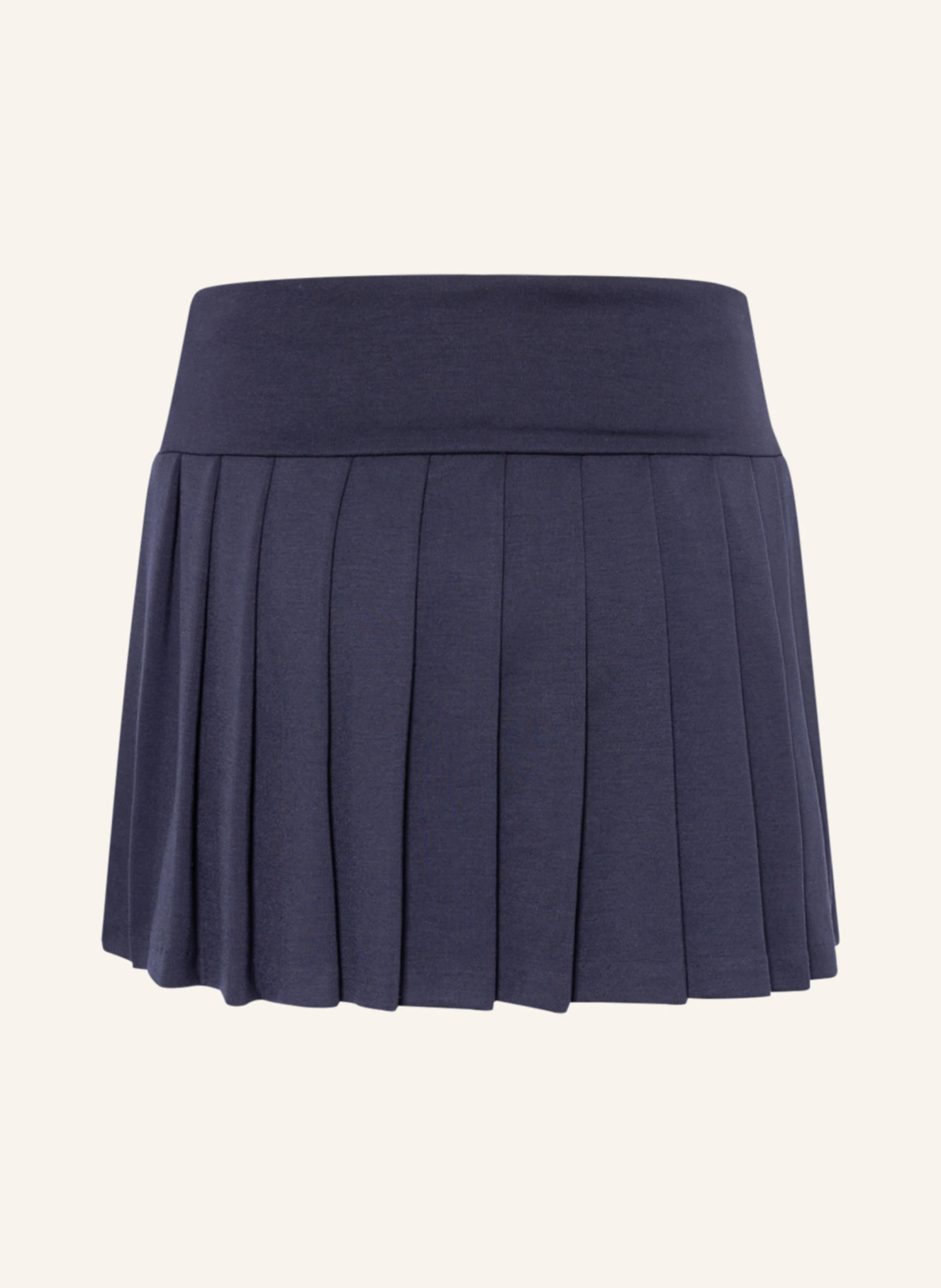 POLO RALPH LAUREN Faltenrock PONTE – DUNKELBLAU