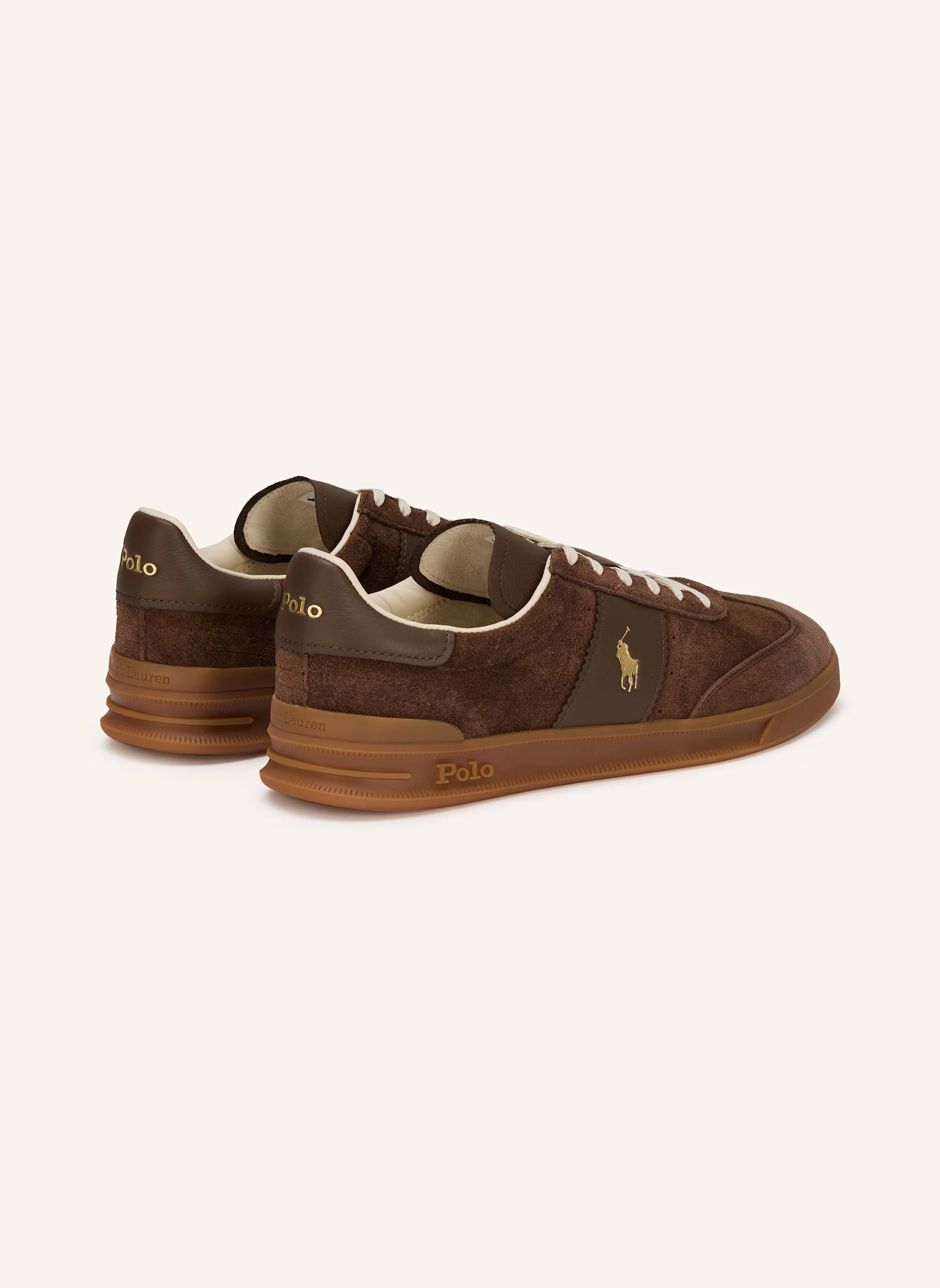 POLO RALPH LAUREN Sneaker HERITAGE AERA – DUNKELBRAUN