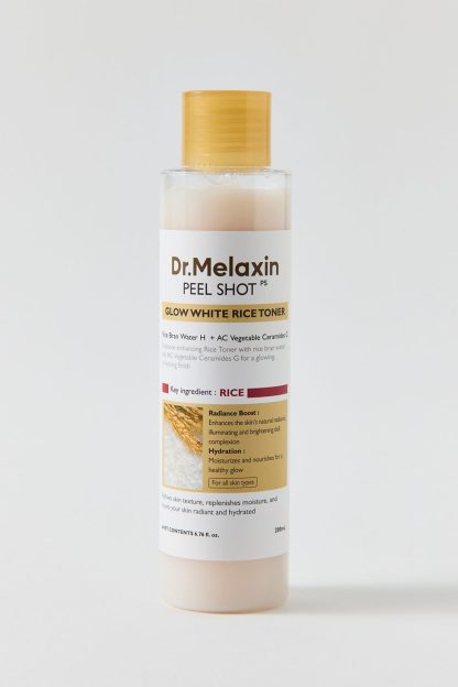 Dr. Melaxin Peel Shot Glow White Rice Toner - White