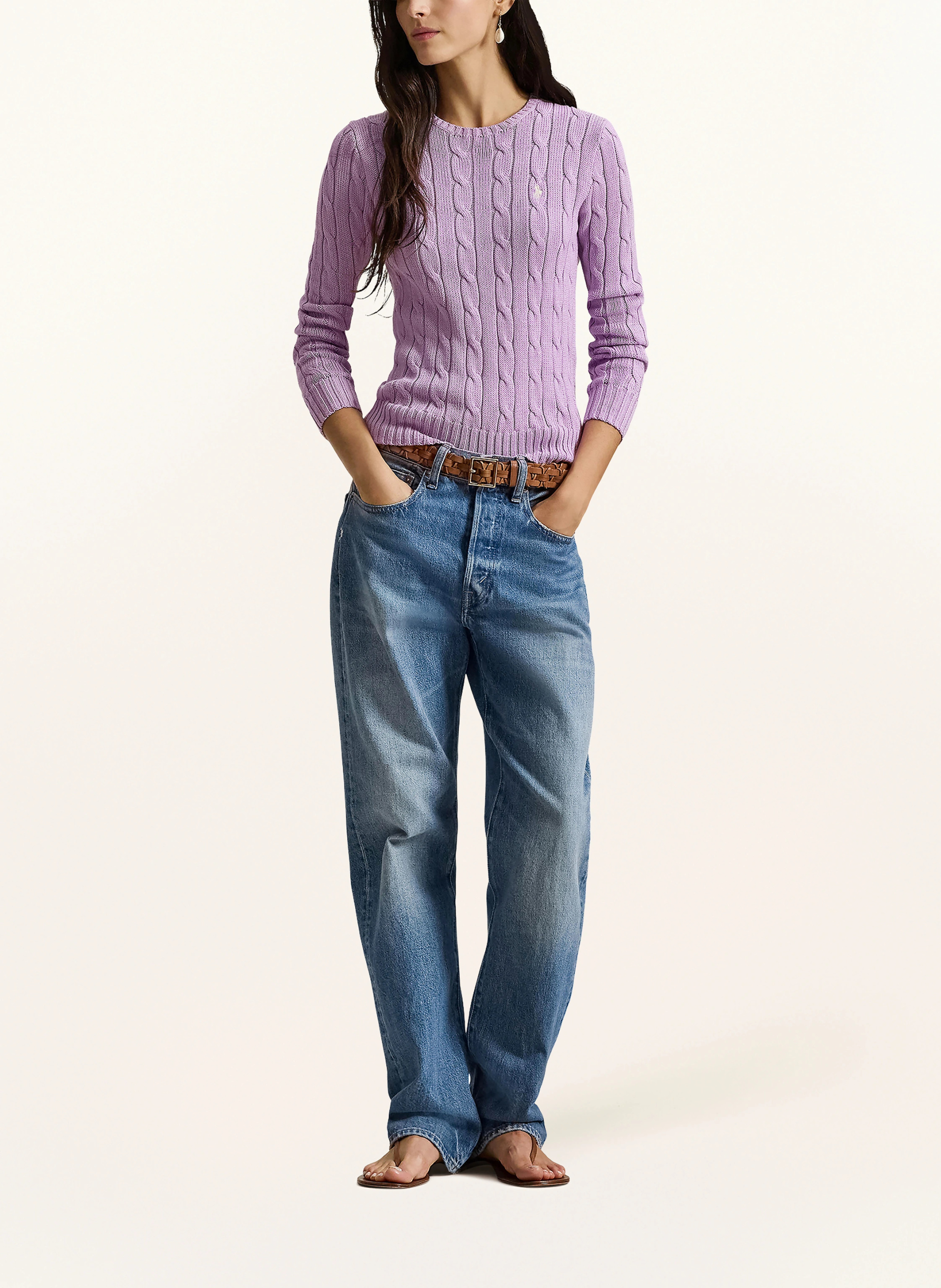 POLO RALPH LAUREN Pullover – HELLLILA