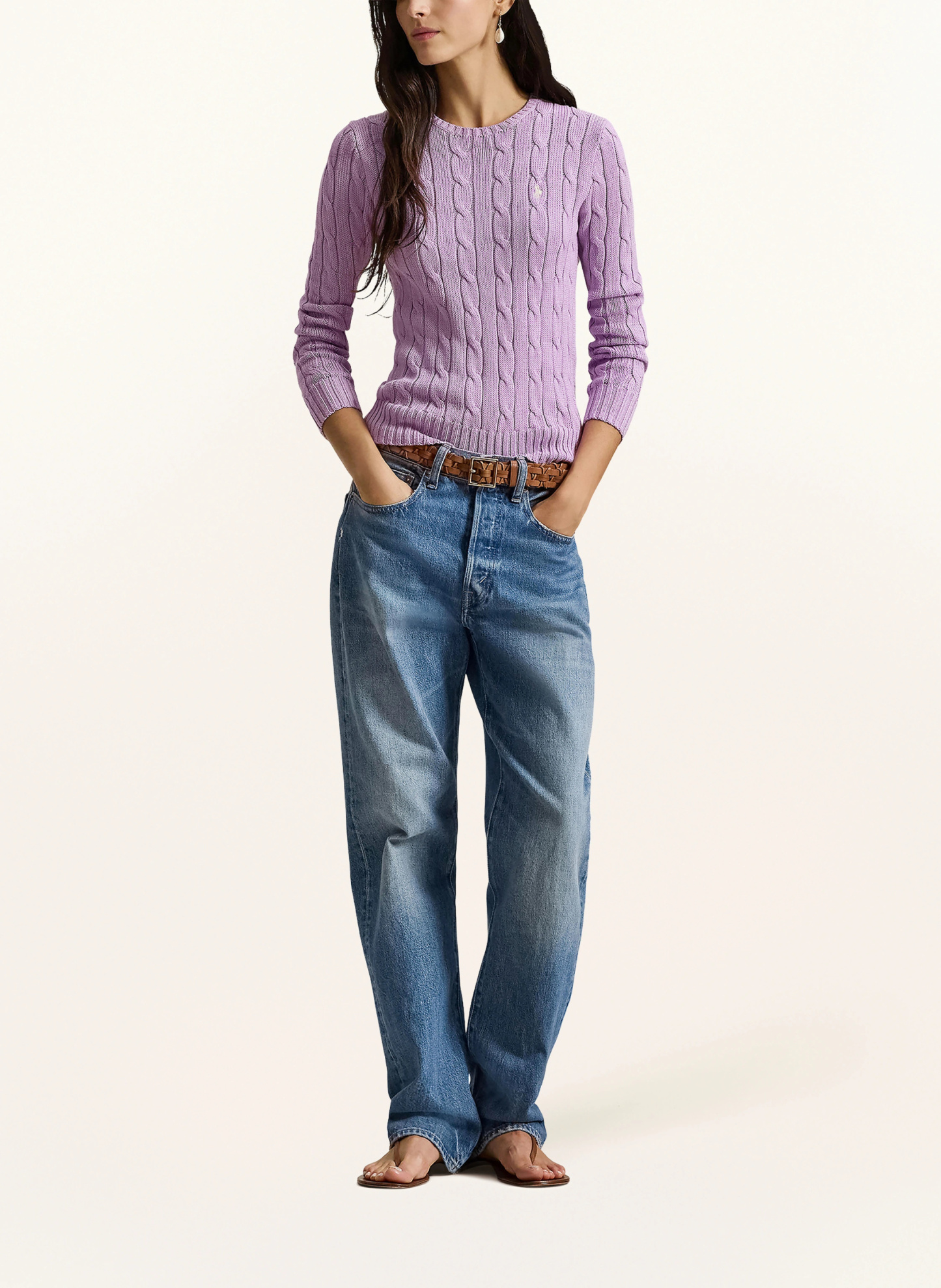 POLO RALPH LAUREN Pullover – HELLLILA
