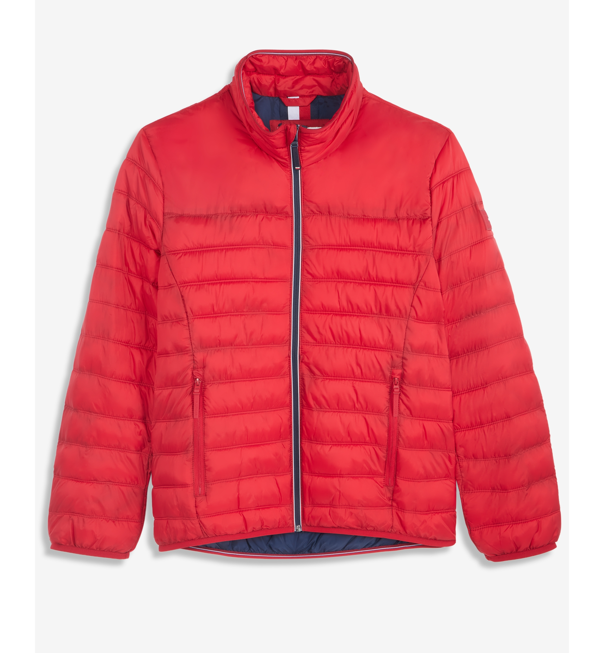 Tommy Hilfiger Men's Unhooded Packable Jacket - Red