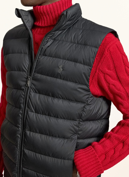 POLO RALPH LAUREN Daunenweste – SCHWARZ