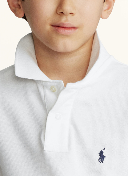 POLO RALPH LAUREN Piqué-Poloshirt Classic Fit – WEISS