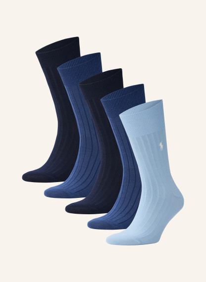 POLO RALPH LAUREN 3er-Pack Strümpfe – HELLBLAU / DUNKELBLAU / BLAU