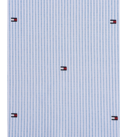 Tommy Hilfiger Printed 200-Thread Count Cotton Percale Sheet Set - Ithaca Stripe