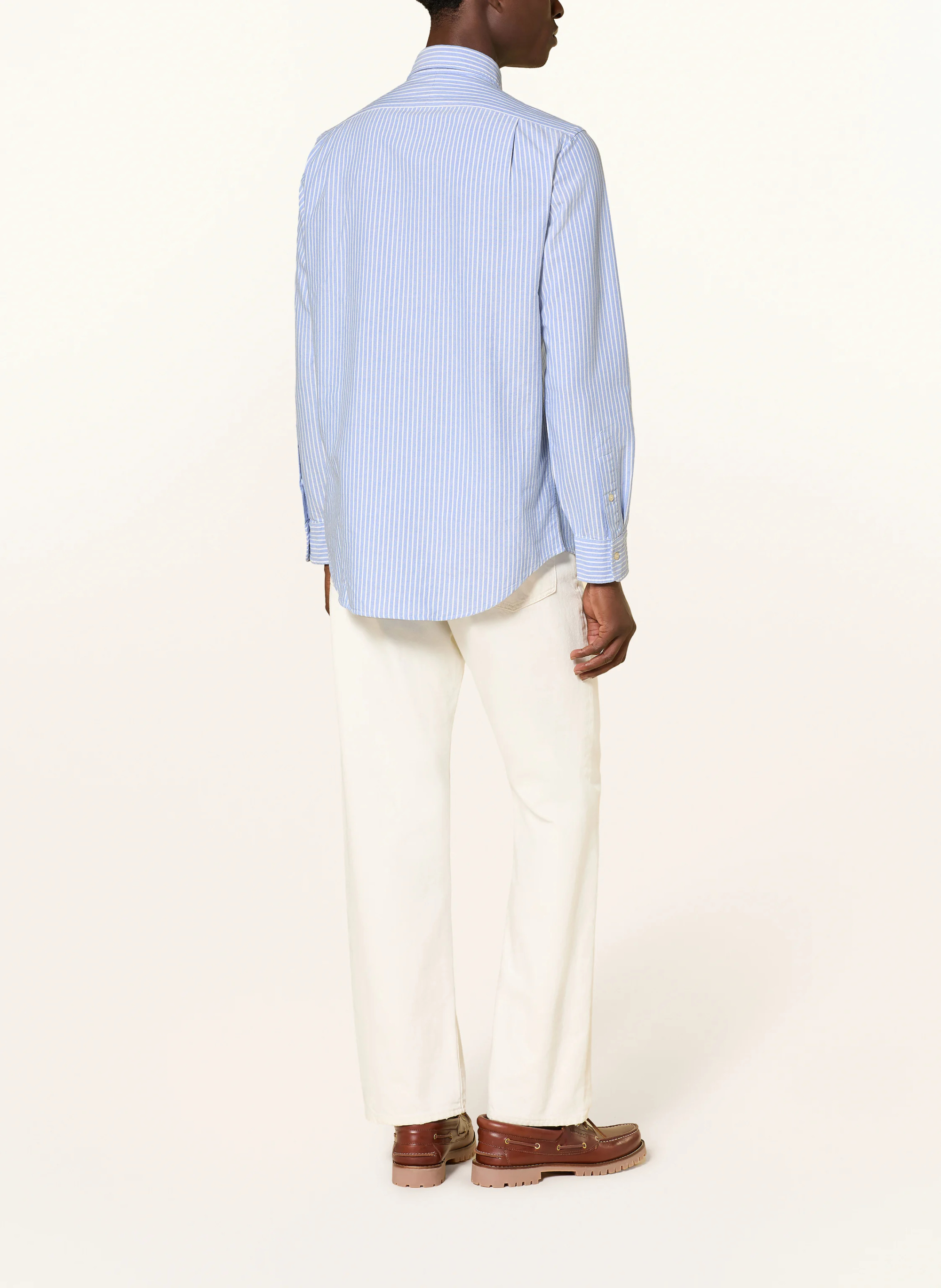POLO RALPH LAUREN Oxfordhemd Custom Fit – HELLBLAU / WEISS
