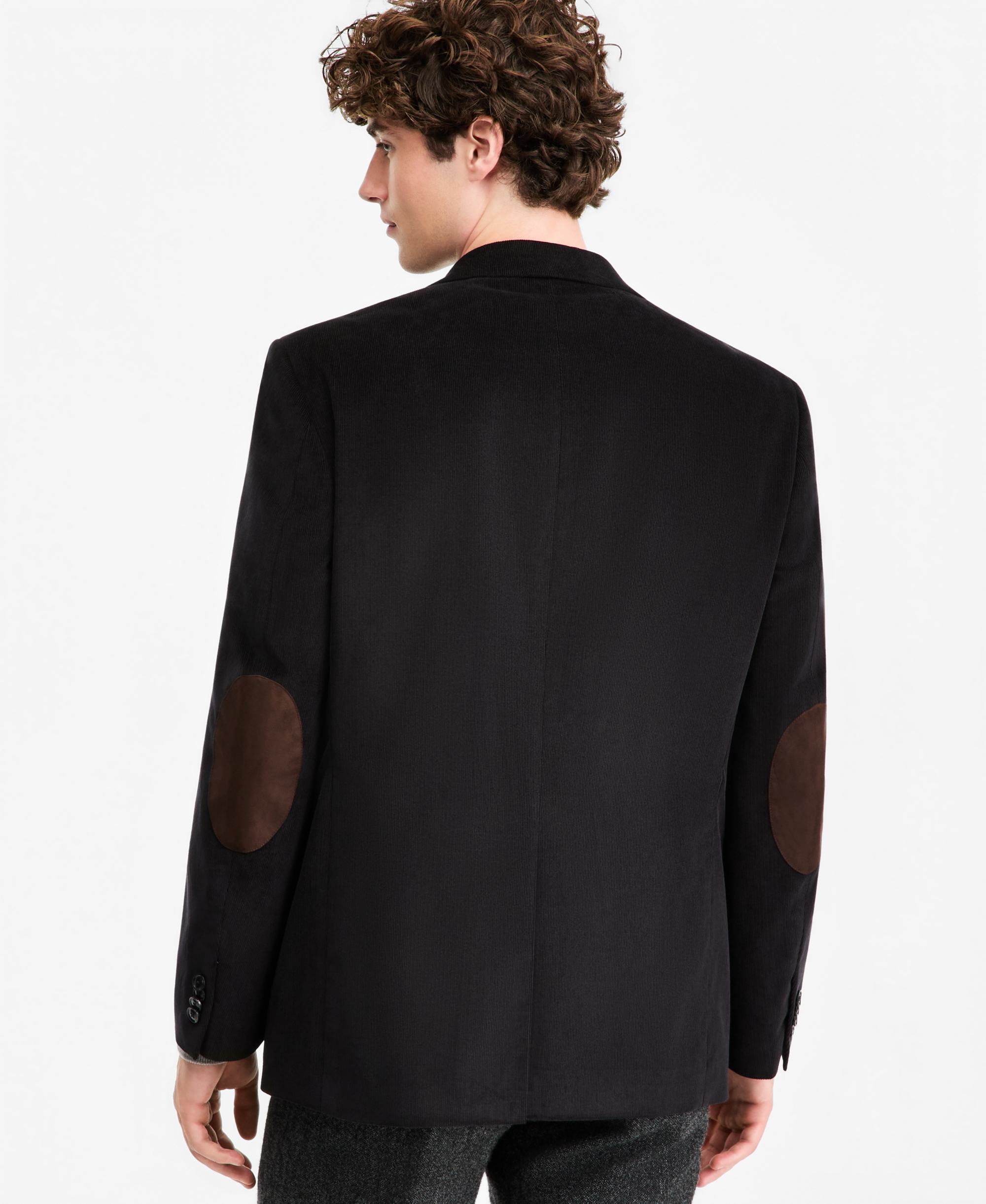 Tommy Hilfiger Men's Modern-Fit Corduroy Sport Coat - Black