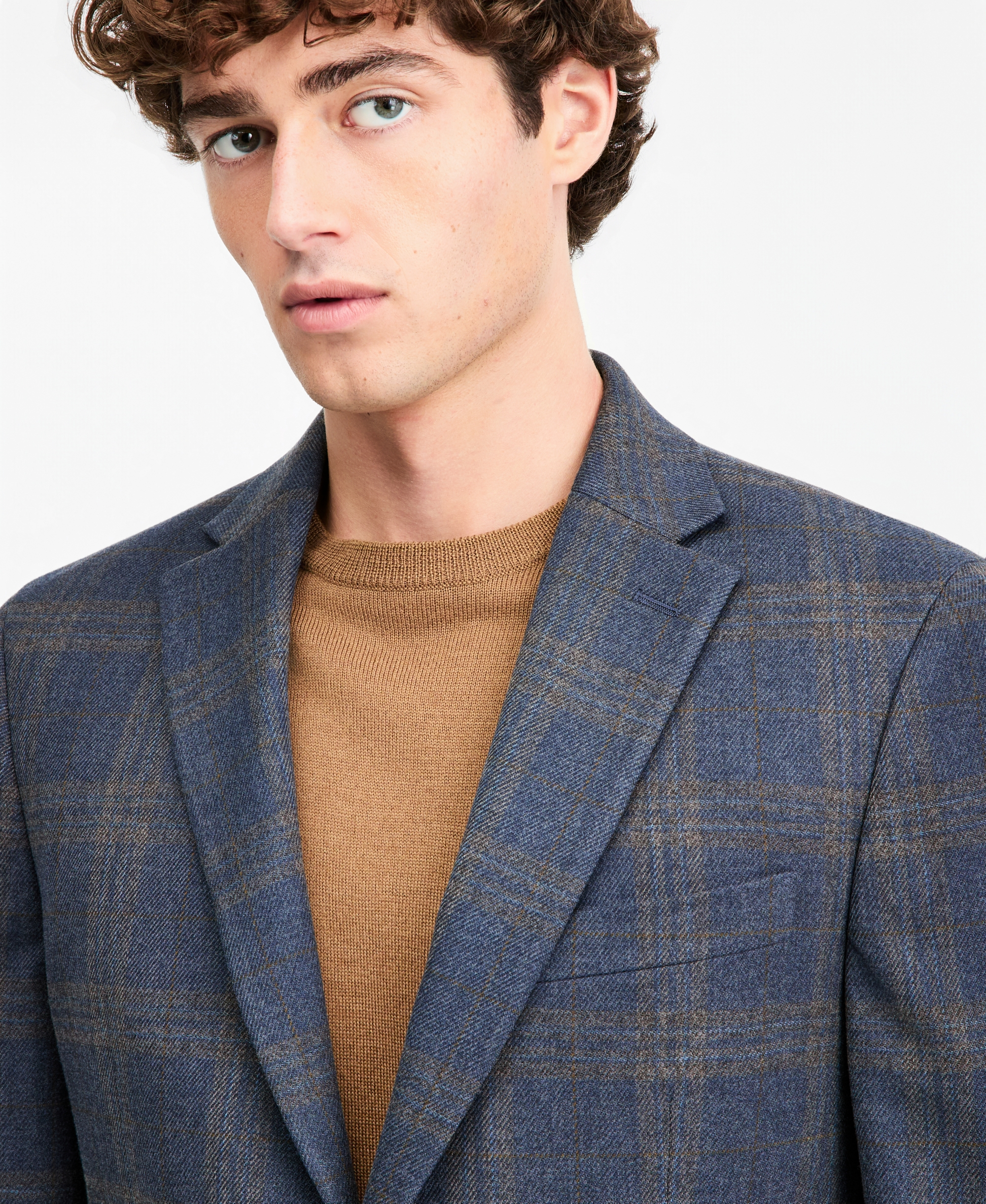 Tommy Hilfiger Men's Modern-Fit Patterned Sport Coat - Navy