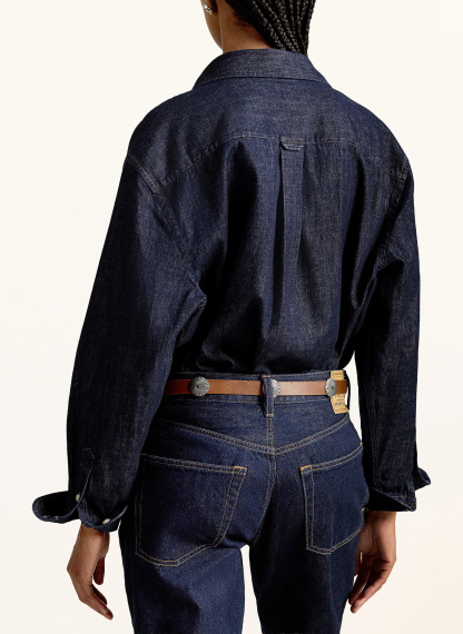 POLO RALPH LAUREN Jeansbluse – DUNKELBLAU