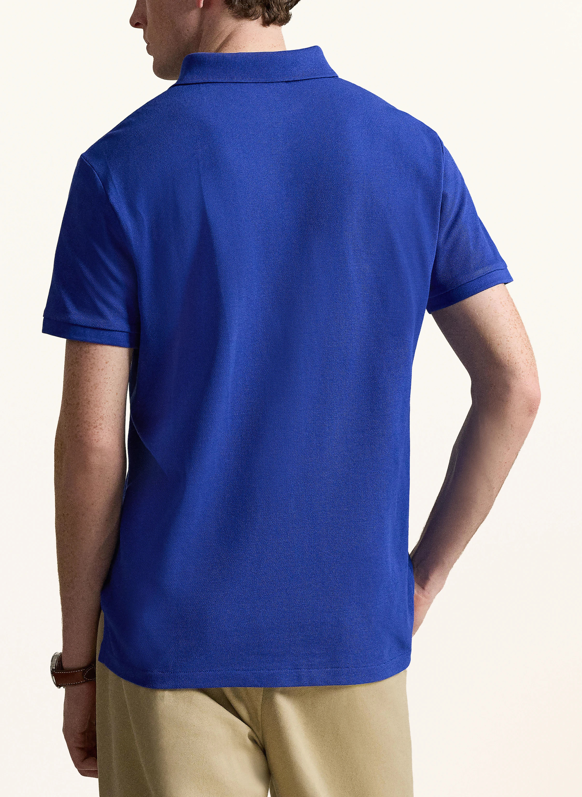 POLO RALPH LAUREN Piqué-Poloshirt Custom Slim Fit – BLAU (2)
