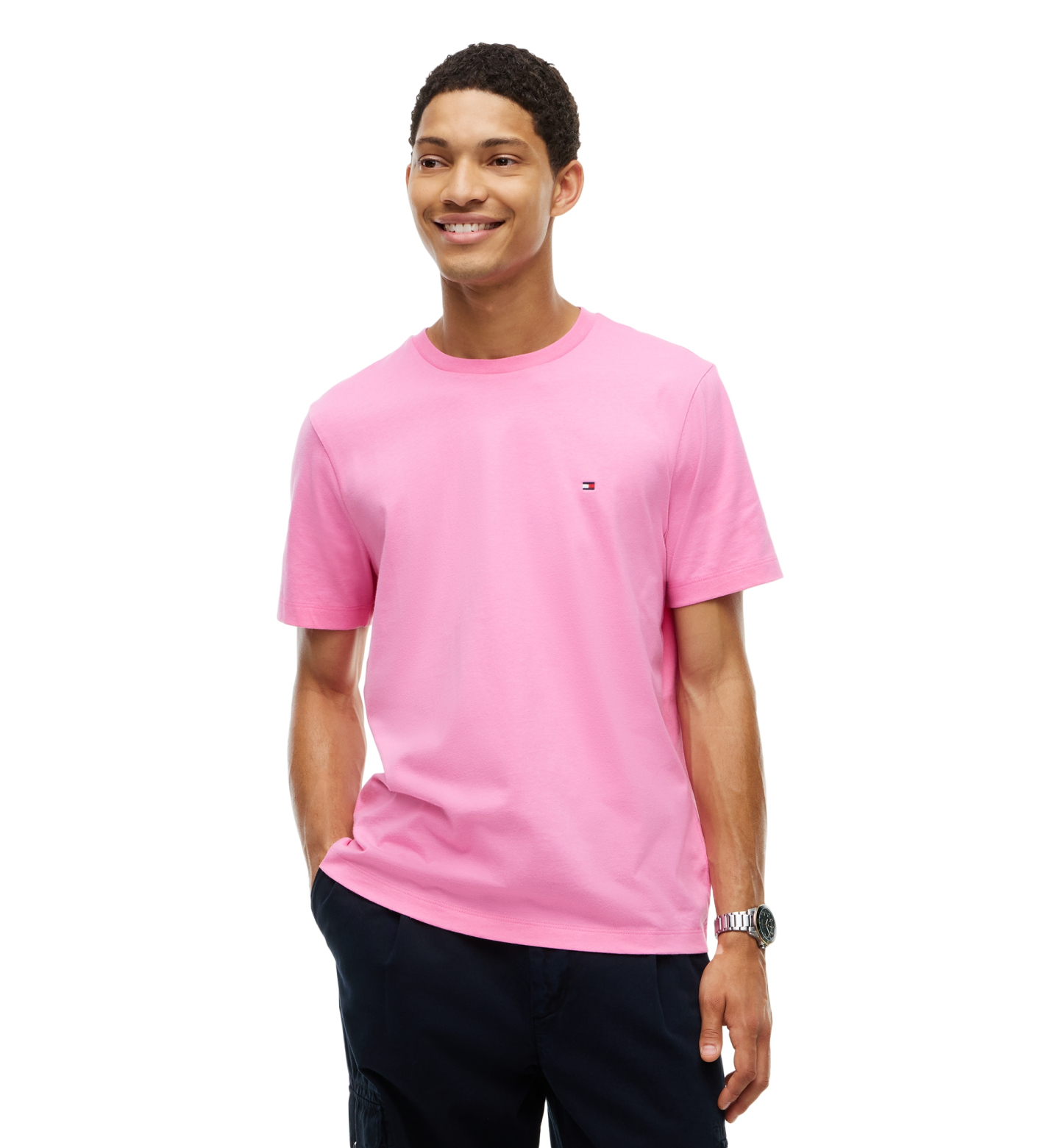 Tommy Hilfiger Men's Essential Regular-Fit T-Shirt - Synthetic Blush