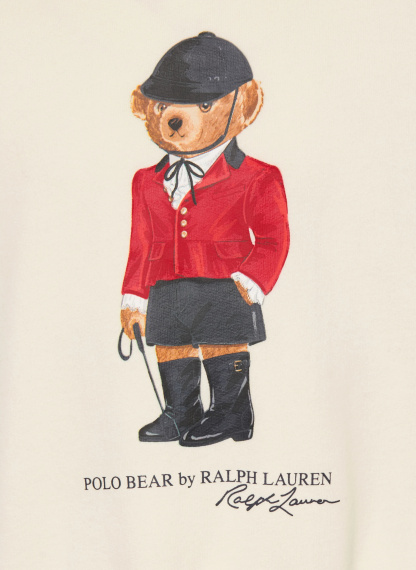 POLO RALPH LAUREN Sweatshirt – CREME / ROT / SCHWARZ