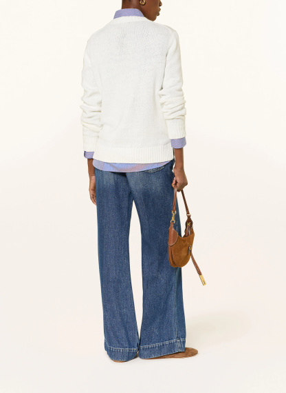 POLO RALPH LAUREN Leinenpullover – WEISS