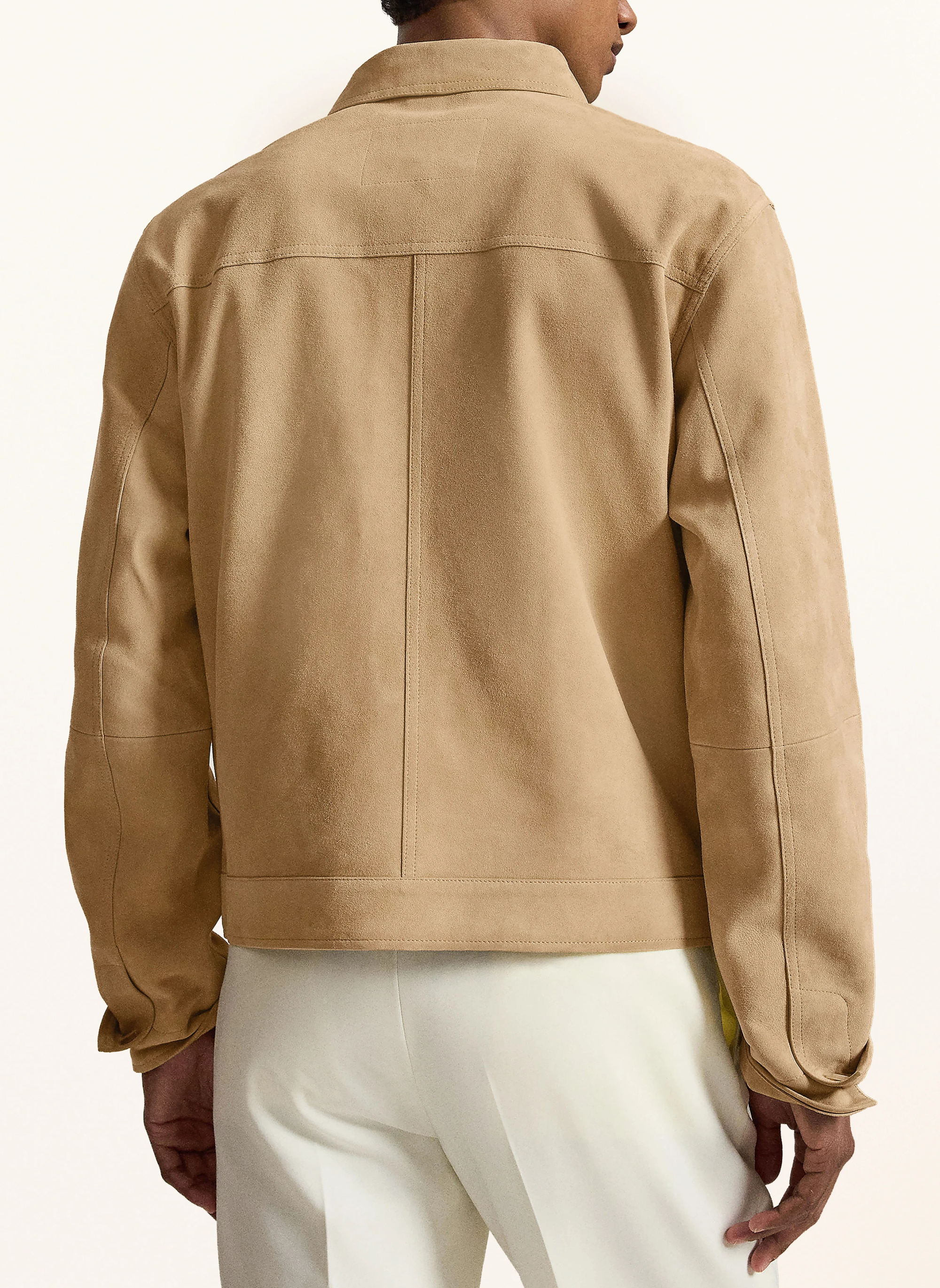 POLO RALPH LAUREN Lederjacke – BEIGE