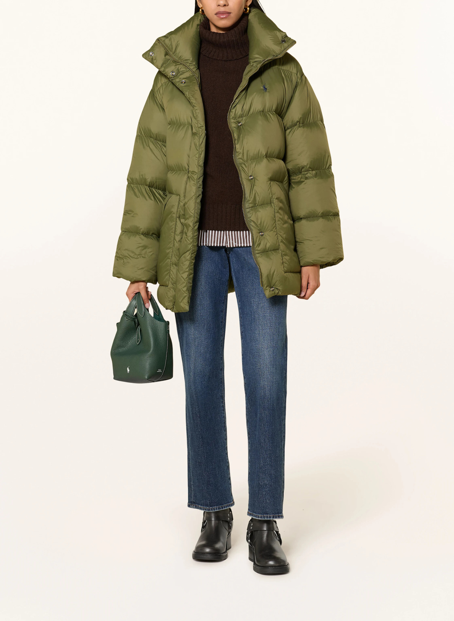 POLO RALPH LAUREN Daunenmantel – OLIV