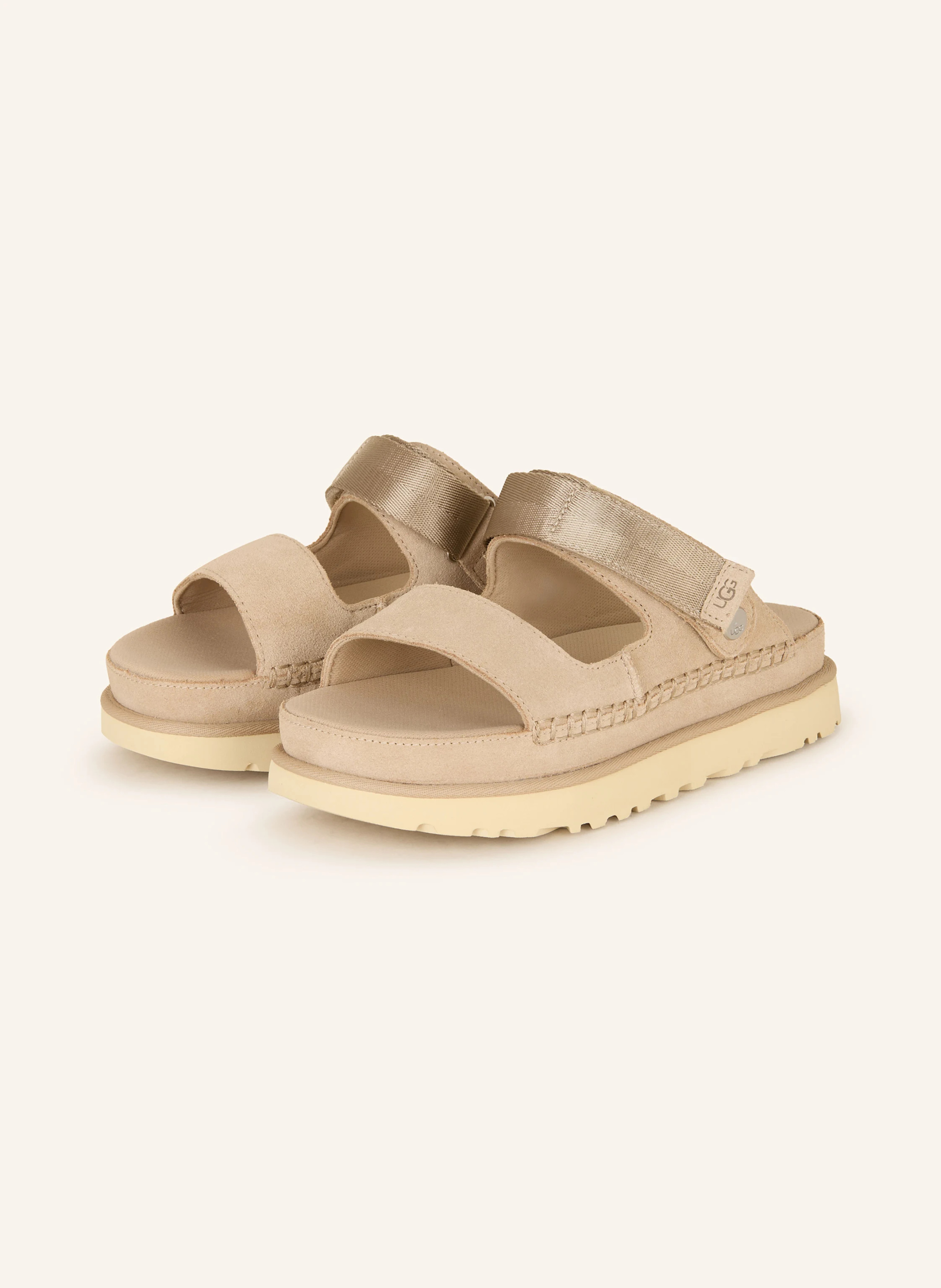 UGG Pantoletten GOLDENSTAR GLIDE – HELLBRAUN