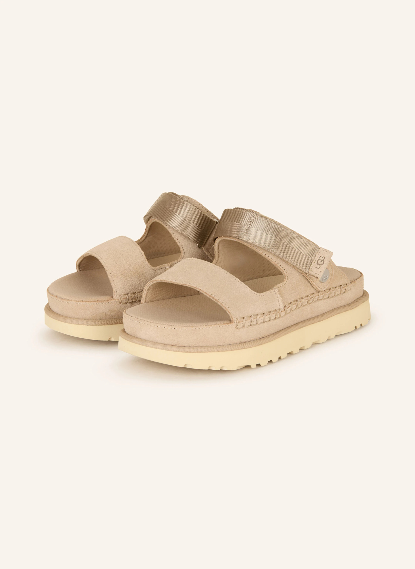 UGG Pantoletten GOLDENSTAR GLIDE – HELLBRAUN