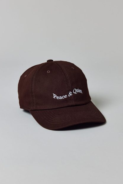 Museum Of Peace & Quiet Wordmark Dad Hat - Brown