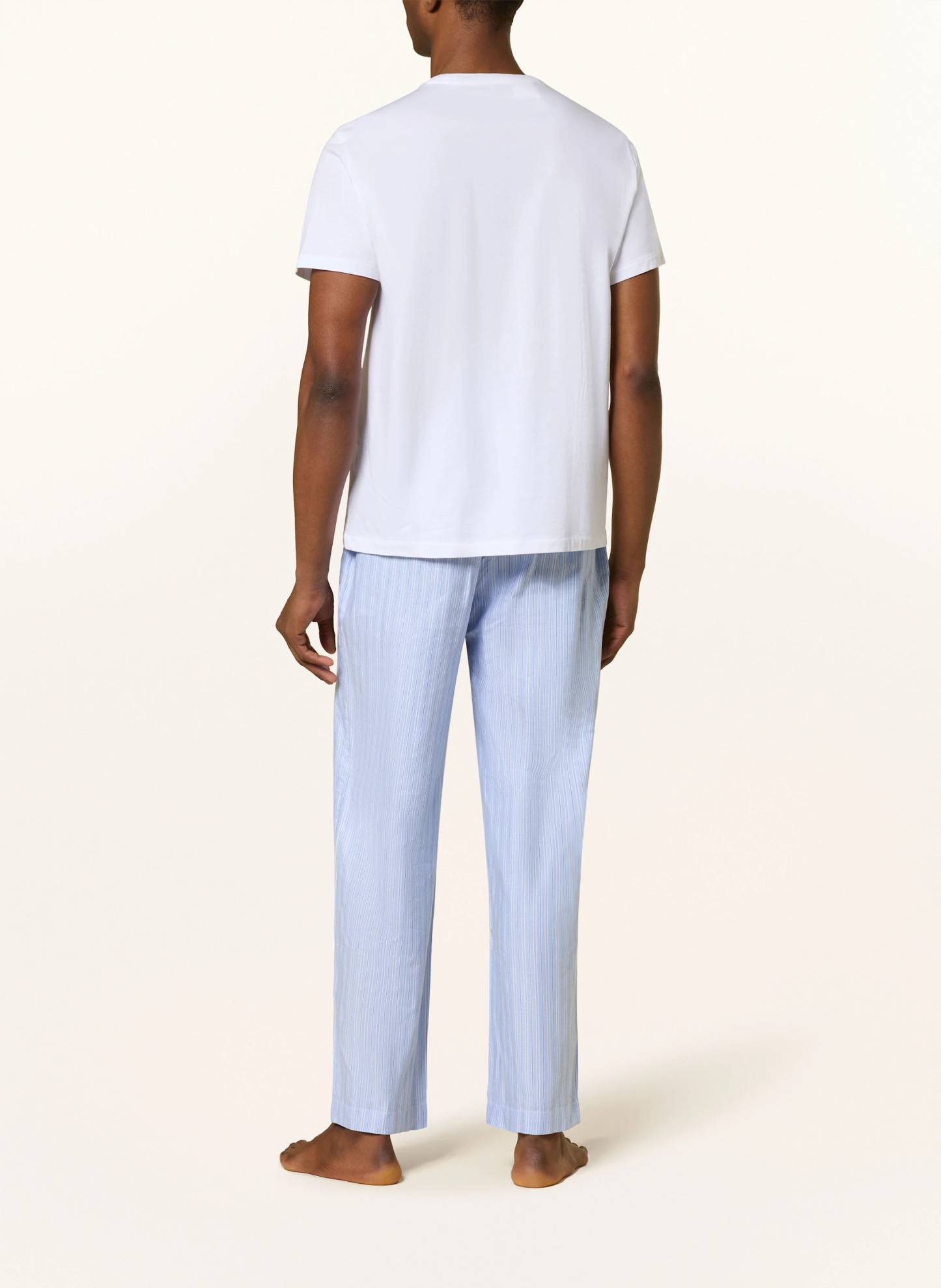 POLO RALPH LAUREN Schlafanzug – HELLBLAU / WEISS / DUNKELBLAU