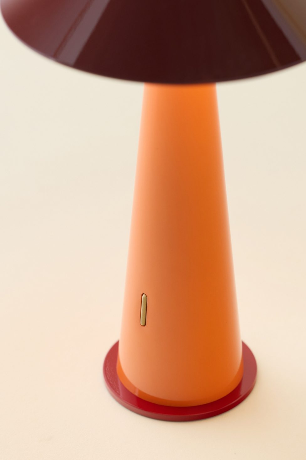 Tipsy Ombré Portable LED Table Lamp - Rustic Red/Orange