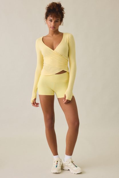 Out From Under Saturday Sculpt Bike Shorts - Yellowcake
