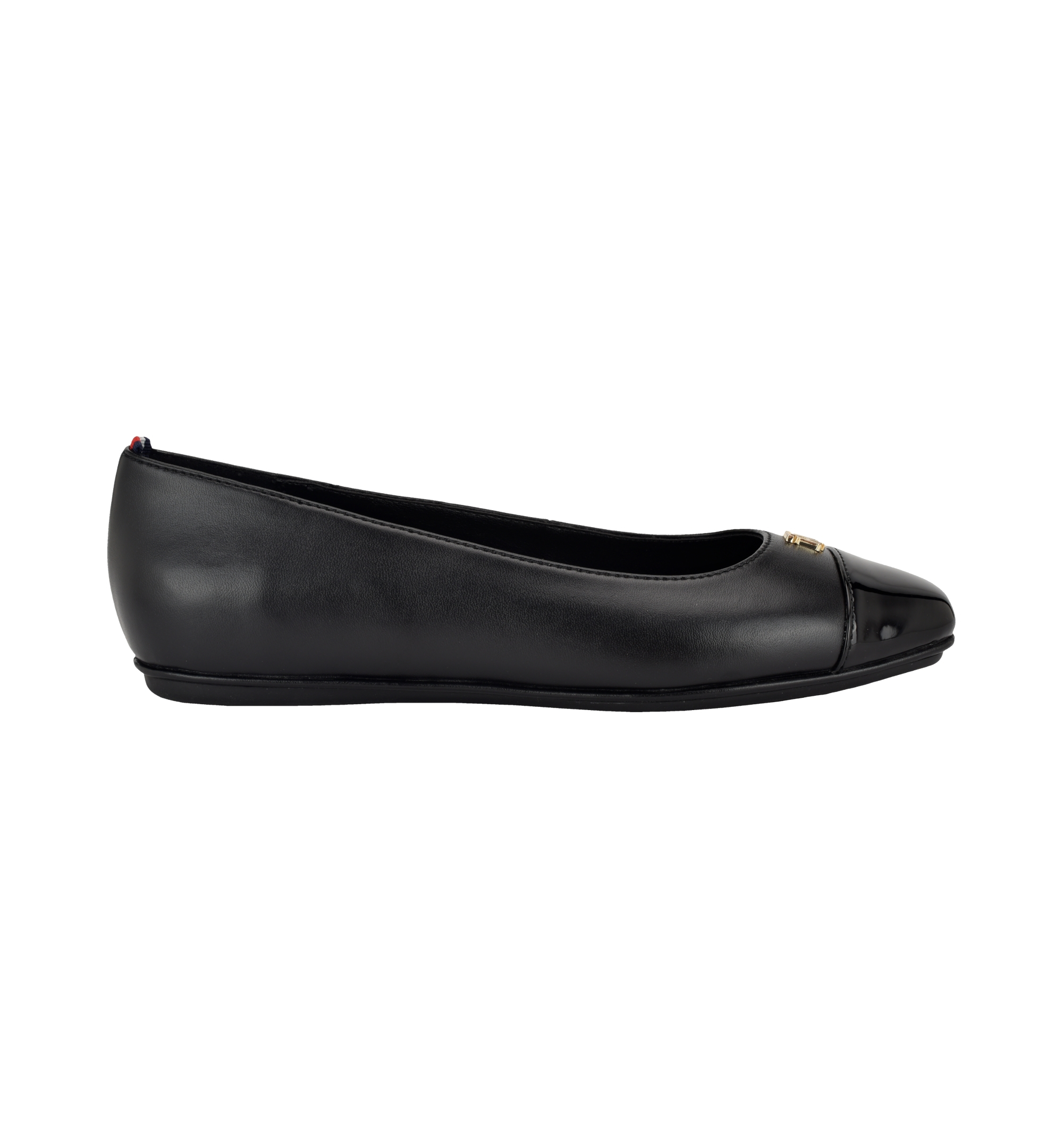 Tommy Hilfiger Women's Bekim Cap Toe Ballet Flats - Black