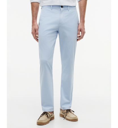 Tommy Hilfiger Men's Slim-Straight Fit Stretch Chino Pants - Breezy Blue