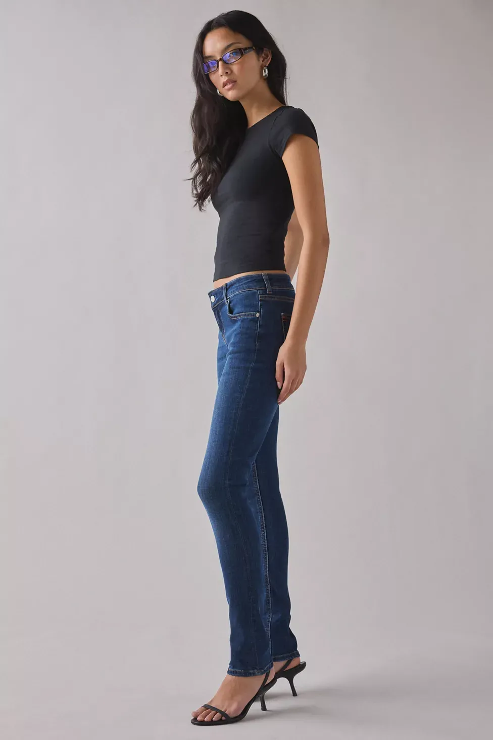 BDG Skylar Low-Rise Skinny Jeans - Tinted Denim