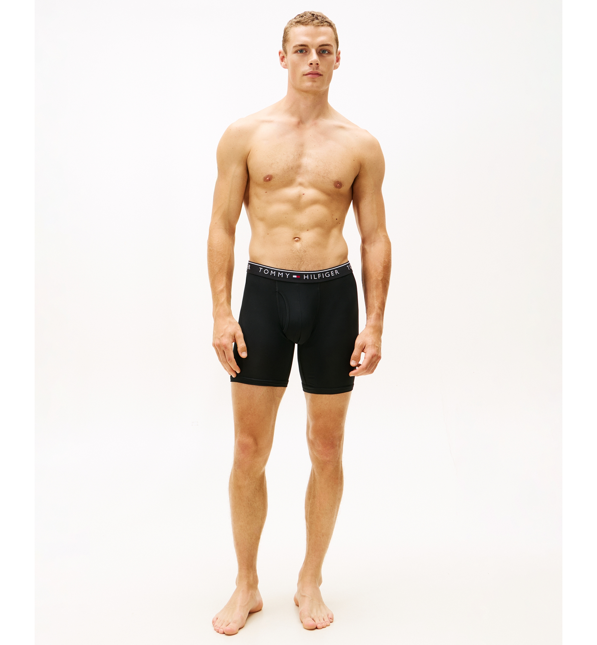 Tommy Hilfiger Men's Micro Boxer Briefs, 3-Pack - Black