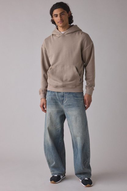 Standard Cloth Pregame Hoodie Sweatshirt - Light Taupe Wash