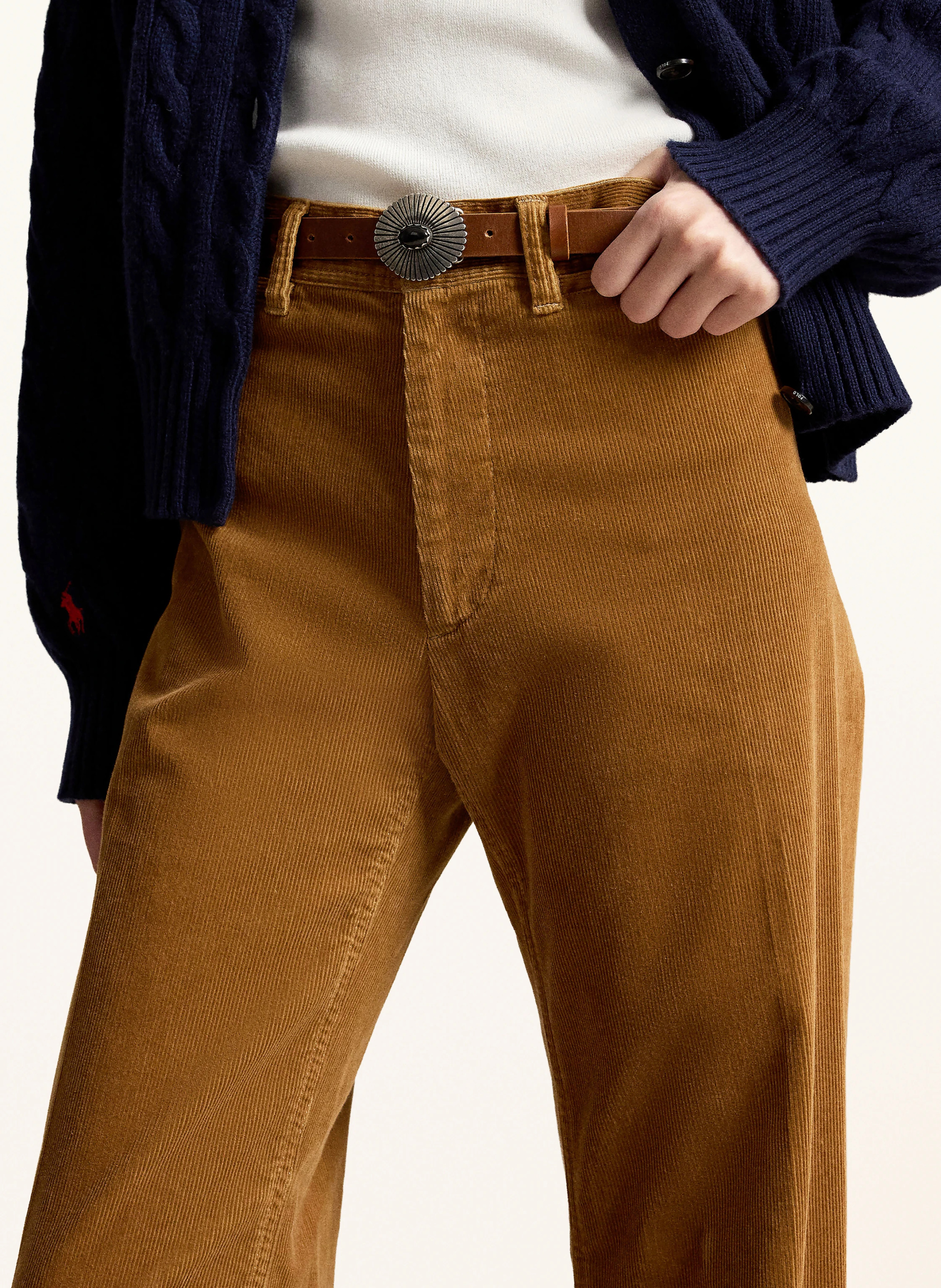 POLO RALPH LAUREN Cordhose – COGNAC