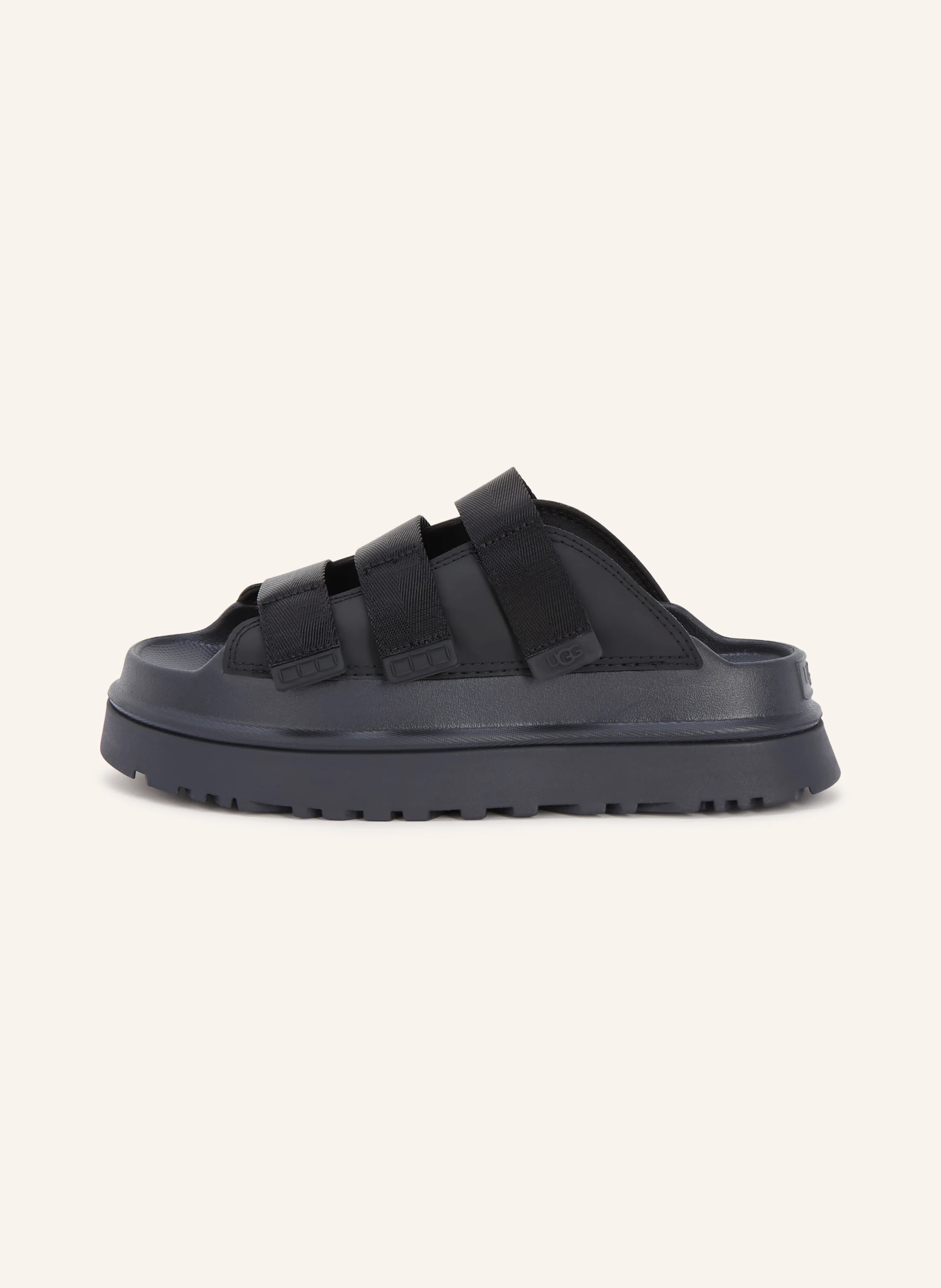 UGG Plateau-Pantoletten GOLDENGLOW – SCHWARZ