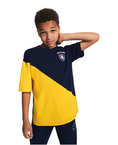 Tommy Hilfiger Boys' 8-20 Color-Blocked Logo Graphic T-Shirt - Navy Blazer
