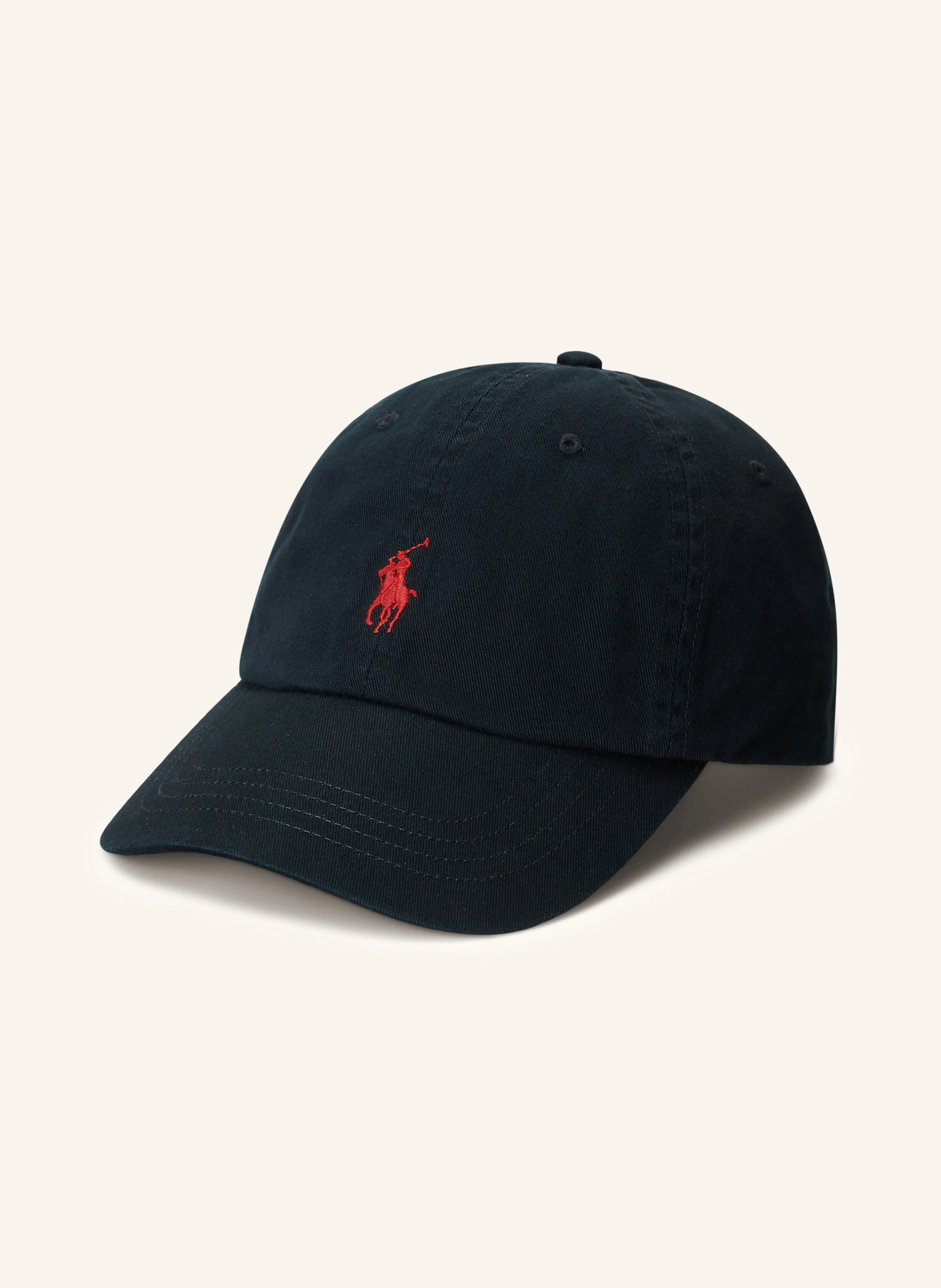 POLO RALPH LAUREN Cap – SCHWARZ / ROT