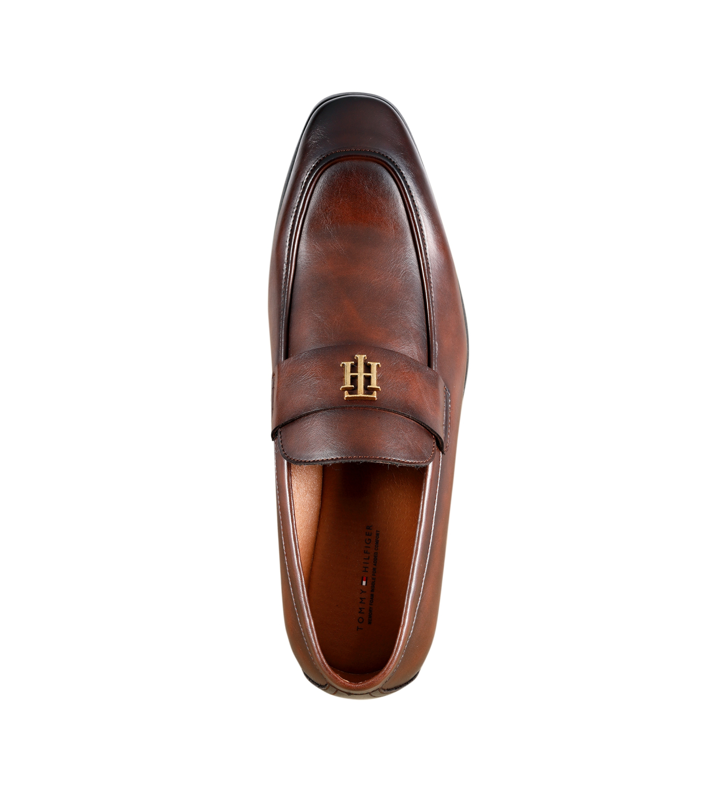 Tommy Hilfiger Men's Sawlin Logo Embellished Dress Loafers - Dark Brown