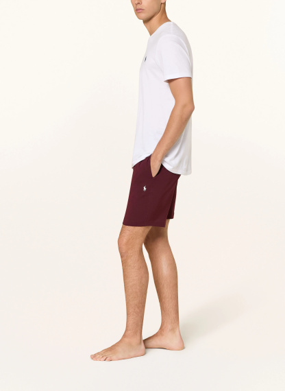 POLO RALPH LAUREN Lounge-Sweatshorts – DUNKELROT