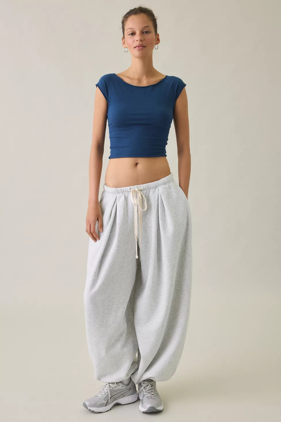 Out From Under Slow Motion Baggy Balloon Sweatpants - Grey