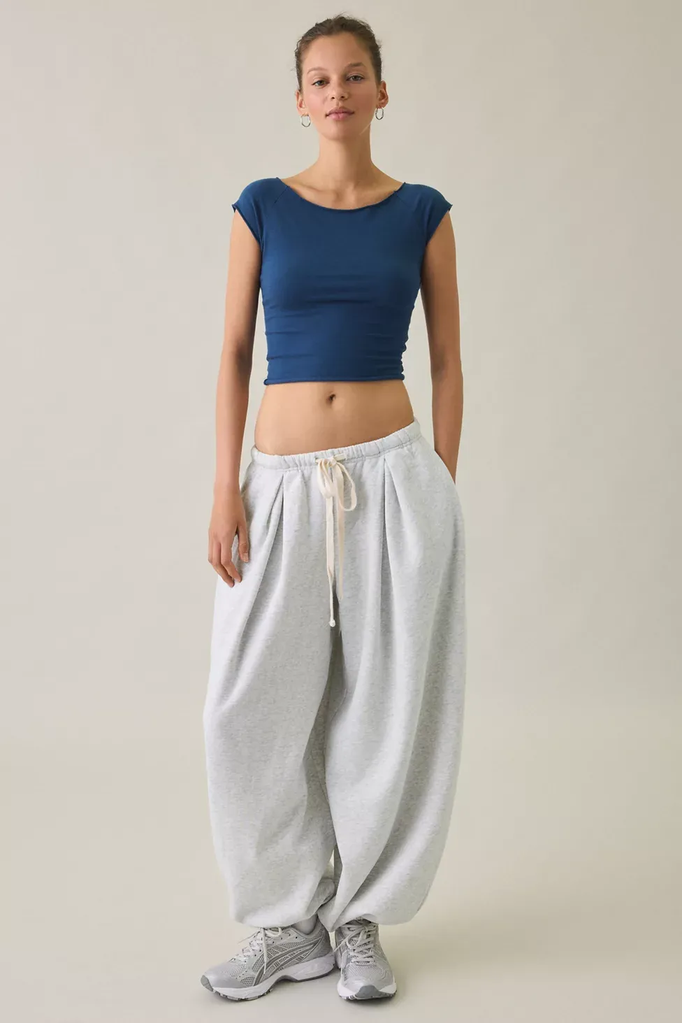 Out From Under Slow Motion Baggy Balloon Sweatpants - Grey
